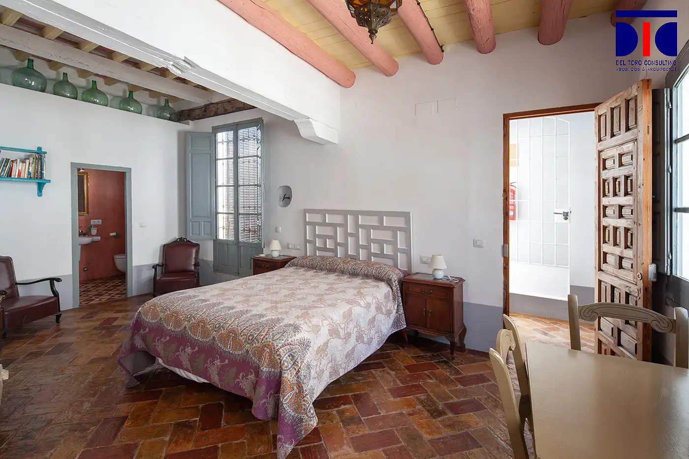 Habitación de Finca rústica en venta en Carmona con Aire acondicionado, Calefacción y Jardín privado
