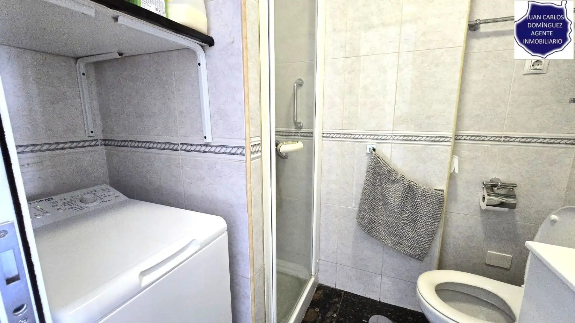 Bany de Apartament de lloguer en San Bartolomé de Tirajana amb Aire condicionat, Terrassa i Moblat