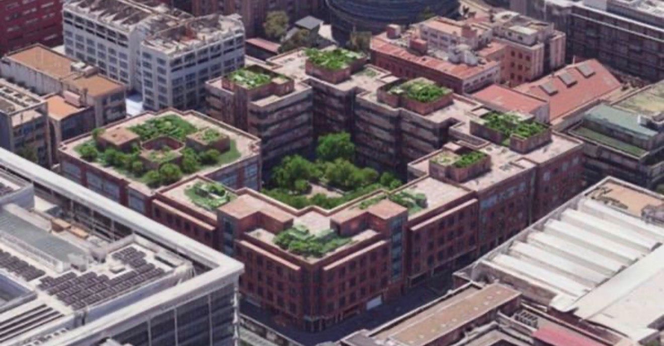 Vista exterior de Edifici en venda en  Madrid Capital amb Alarma