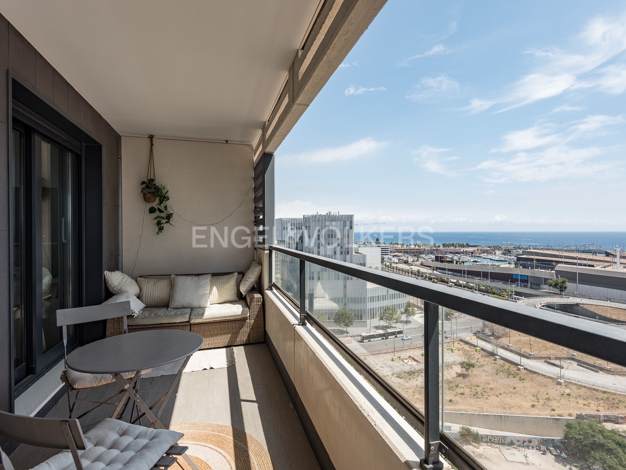 Terrace of Flat for sale in  Barcelona Capital  with Air Conditioner, Heating and Parquet flooring