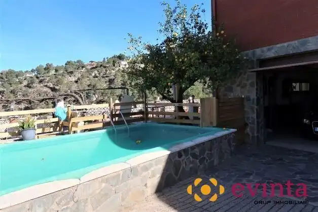 Swimming pool of Houses for sale in Vallirana  with Heating, Private garden and Terrace
