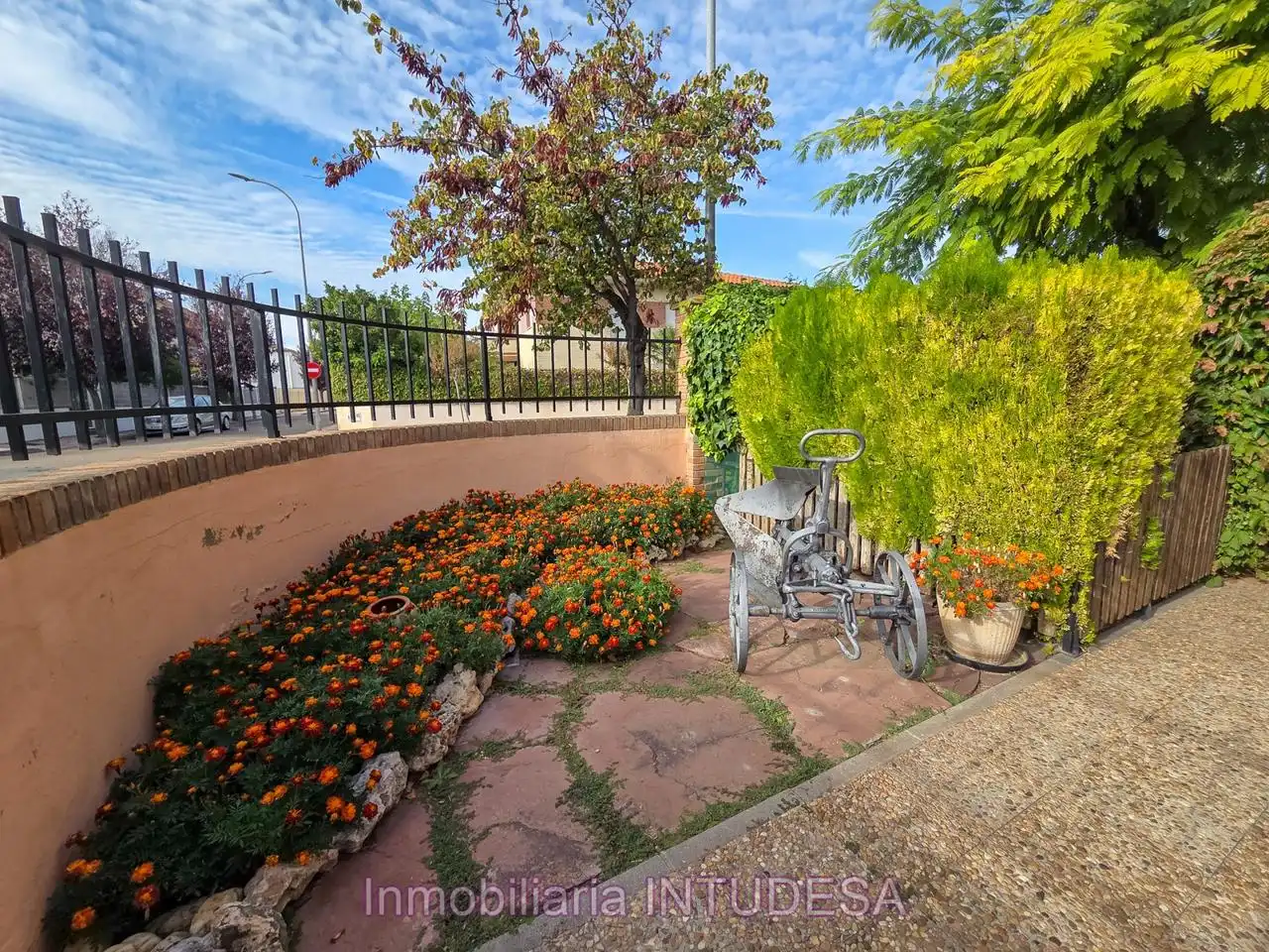 Jardín de Casa o chalet en venta en Fontellas con Aire acondicionado, Calefacción y Jardín privado