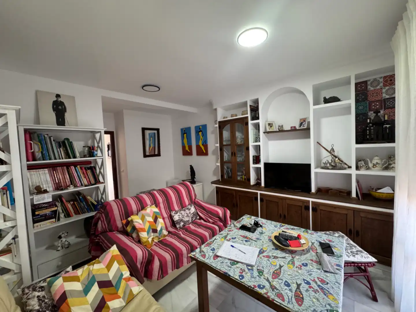 Sala d'estar de Àtic en venda en Sanlúcar de Barrameda amb Aire condicionat, Calefacció i Terrassa