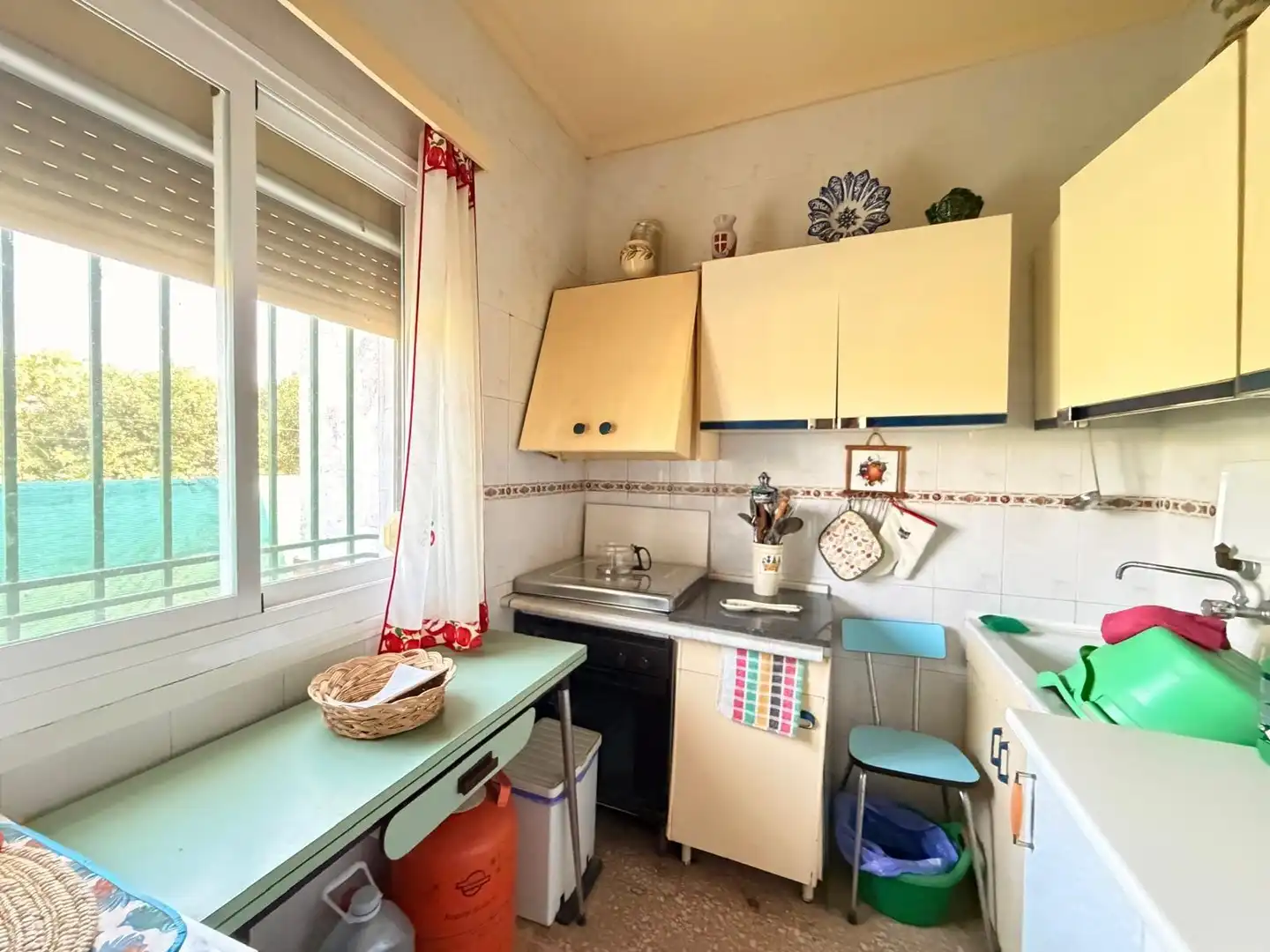 Cocina de Casa o chalet en venta en Valverde de Mérida con Jardín privado, Terraza y Trastero