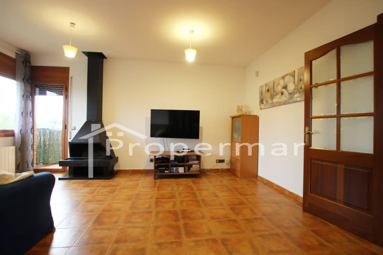 Living room of Houses for sale in Cànoves I Samalús  with Heating, Private garden and Terrace