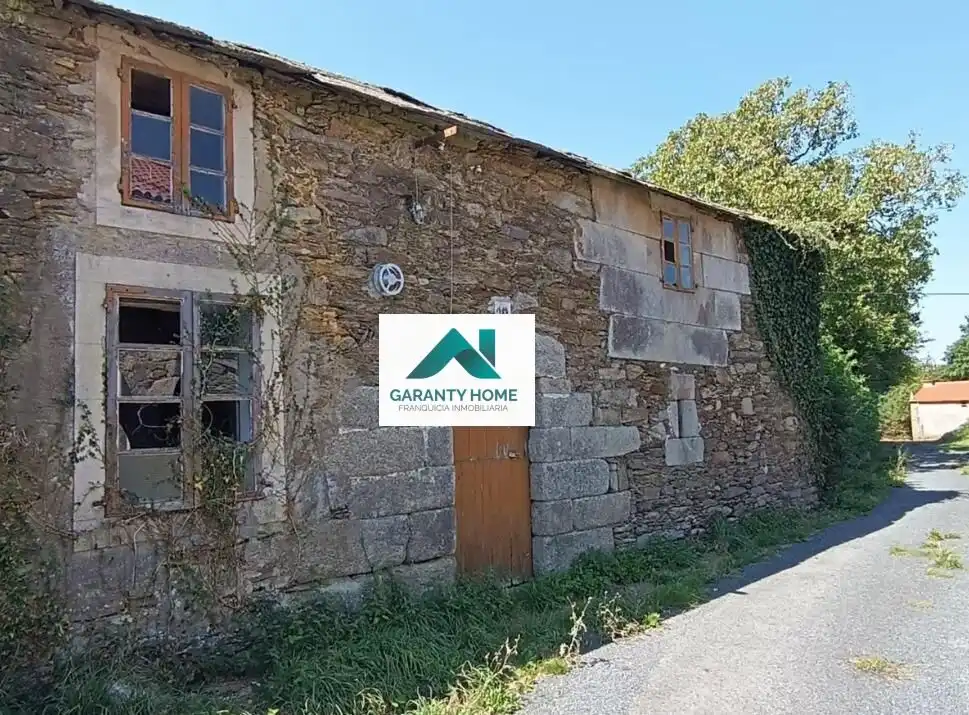 Vista exterior de Casa o chalet en venta en Aranga con Jardín privado