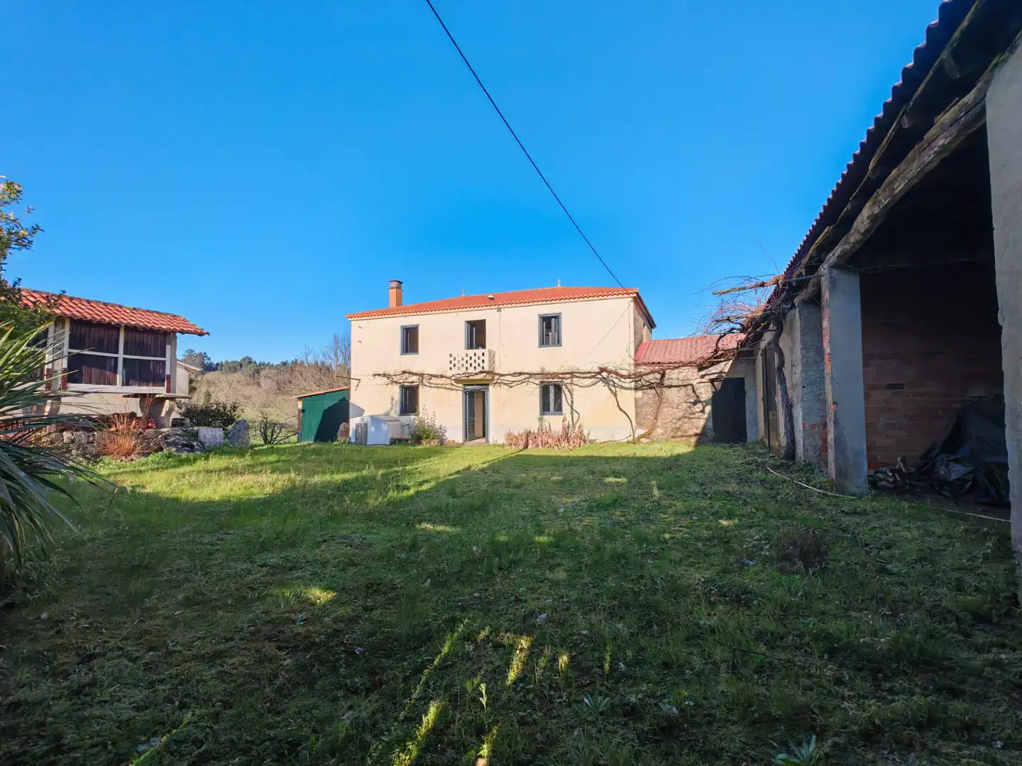 Vista exterior de Casa o chalet en venta en Santiso con Jardín privado, Trastero y Horno