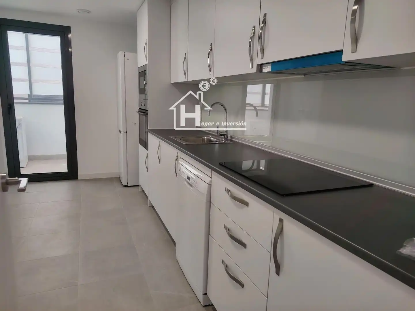 Cocina de Piso de alquiler en Guadalajara con Aire acondicionado, Calefacción y Terraza
