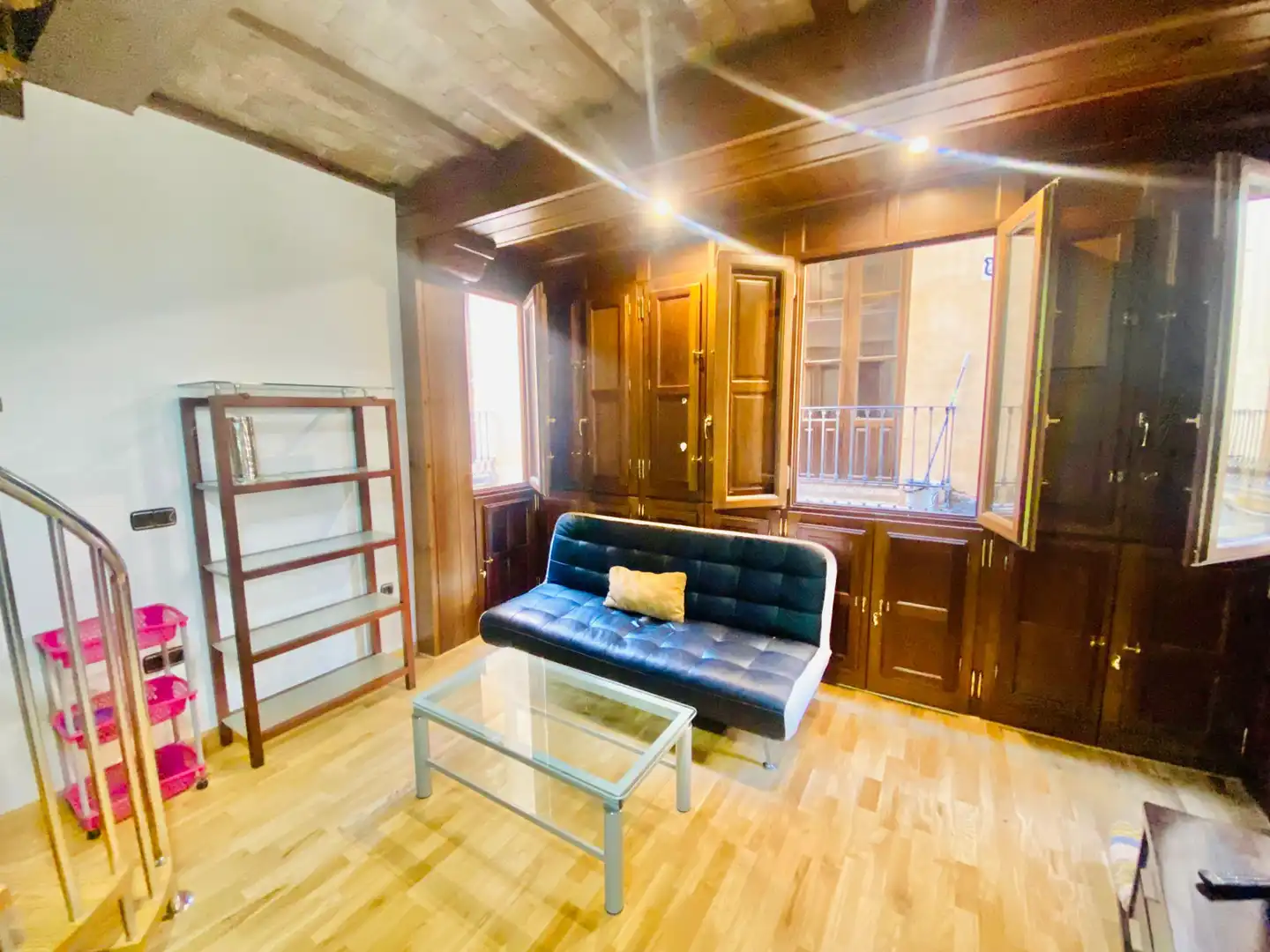 Sala de estar de Dúplex de alquiler en Granada con Aire acondicionado, Calefacción y Parquet