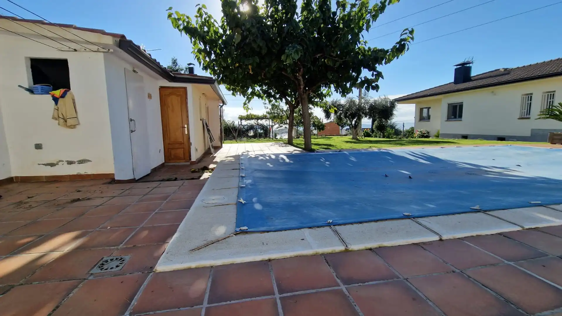 Swimming pool of Houses for sale in Sant Pere de Vilamajor  with Air Conditioner, Heating and Private garden