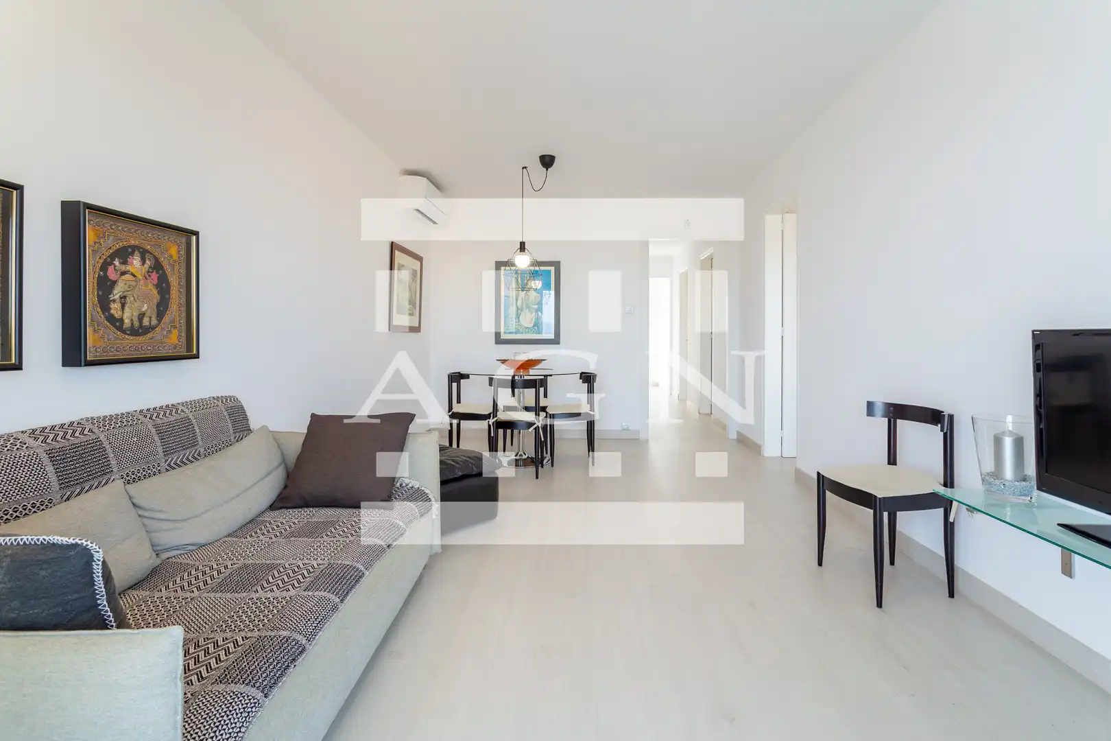 Wohnzimmer von Wohnung zum Verkauf in Salou mit Klimaanlage, Heizung und Terrasse