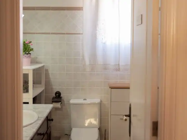 Baño de Casa o chalet en venta en Sant Lluís con Aire acondicionado, Terraza y Piscina