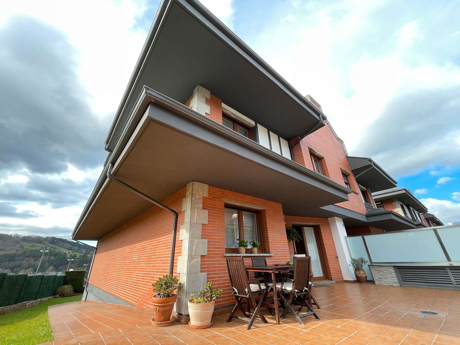 Exterior view of Single-family semi-detached for sale in Durango  with Heating, Private garden and Terrace