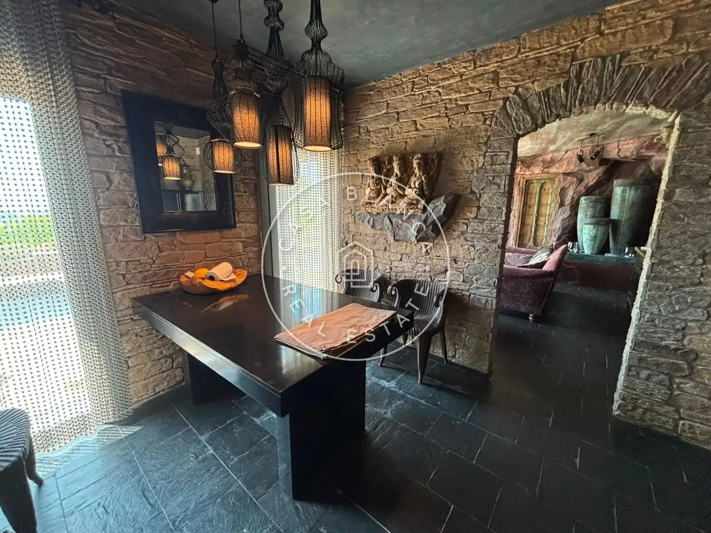 Comedor de Casa o chalet en venta en Lloret de Mar con Aire acondicionado, Calefacción y Jardín privado