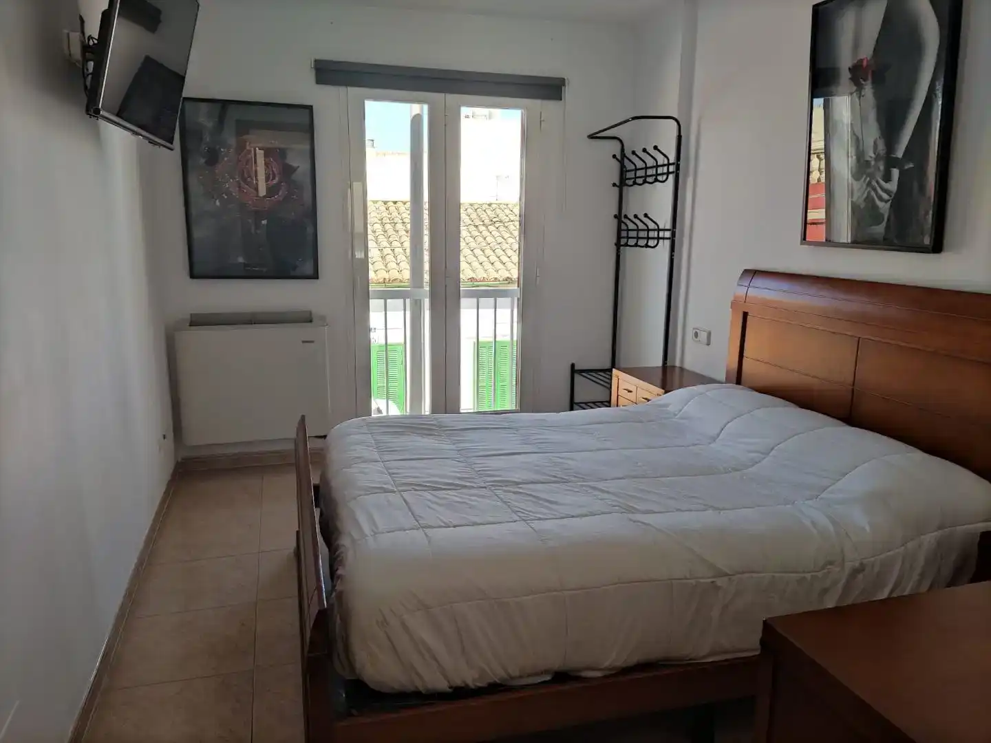 Schlafzimmer von Wohnung zum Verkauf in  Palma de Mallorca mit Klimaanlage und Balkon