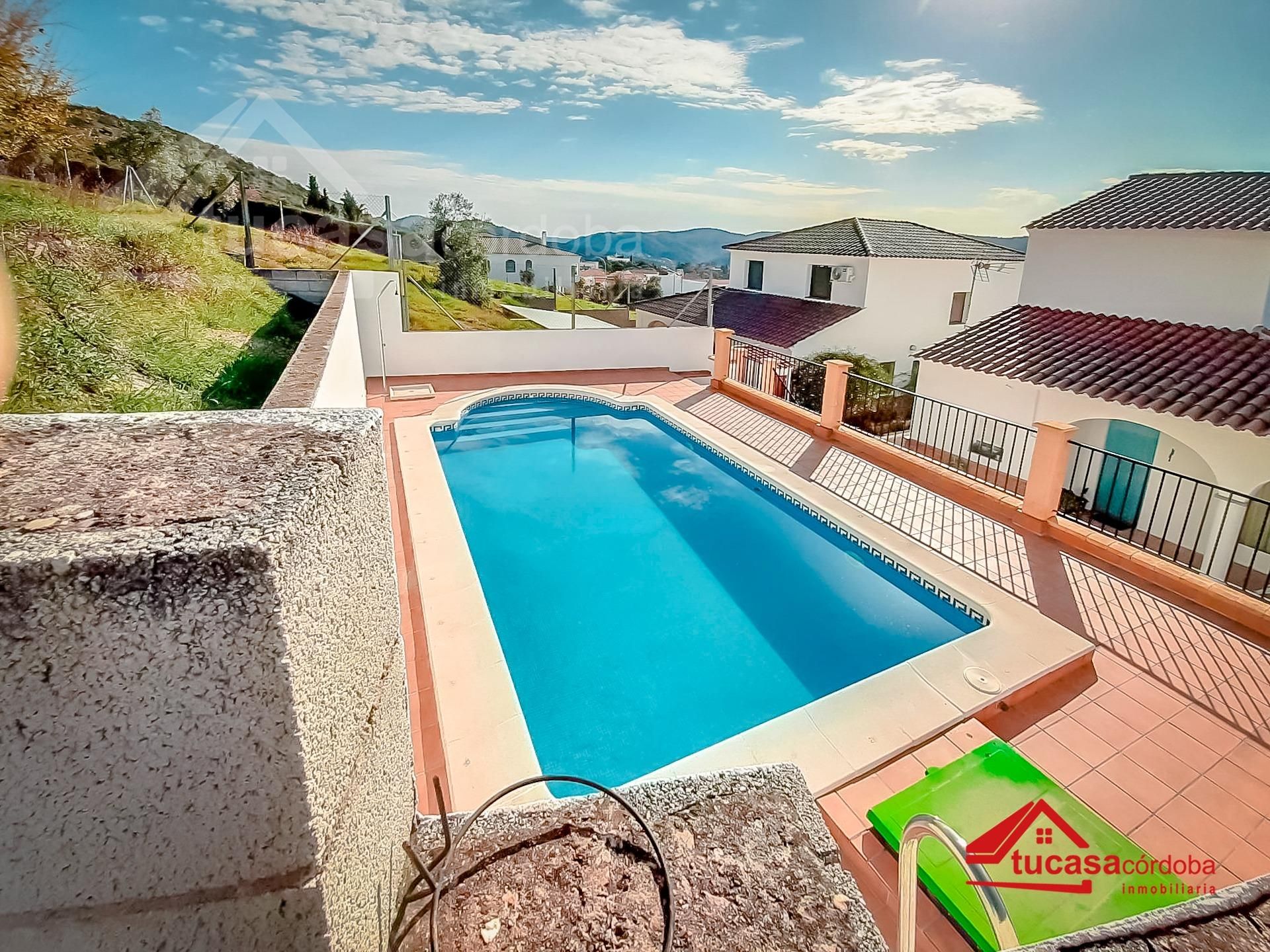 Piscina de Finca rústica en venda en Villaharta amb Aire condicionat, Calefacció i Jardí privat