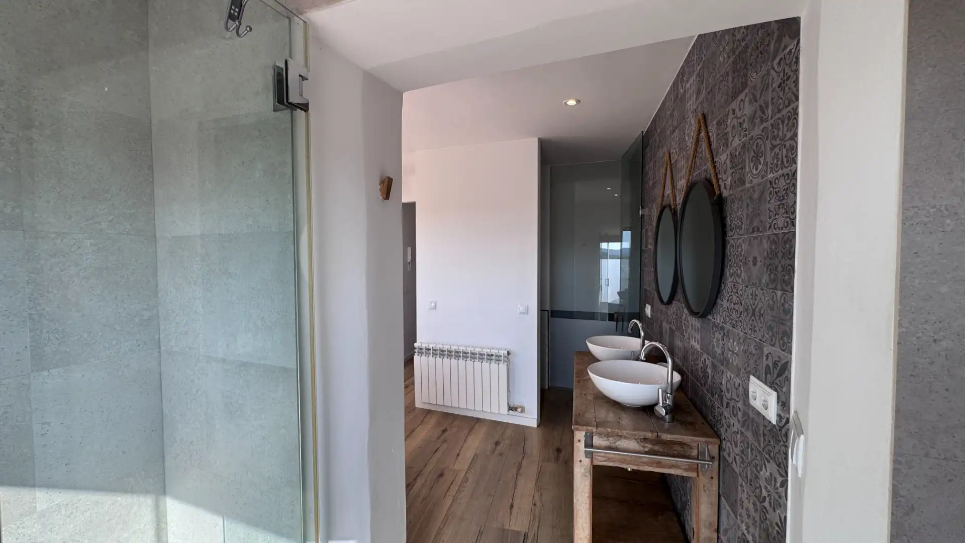 Bathroom of Country homes for sale in Corçà  with Air Conditioner, Heating and Private garden