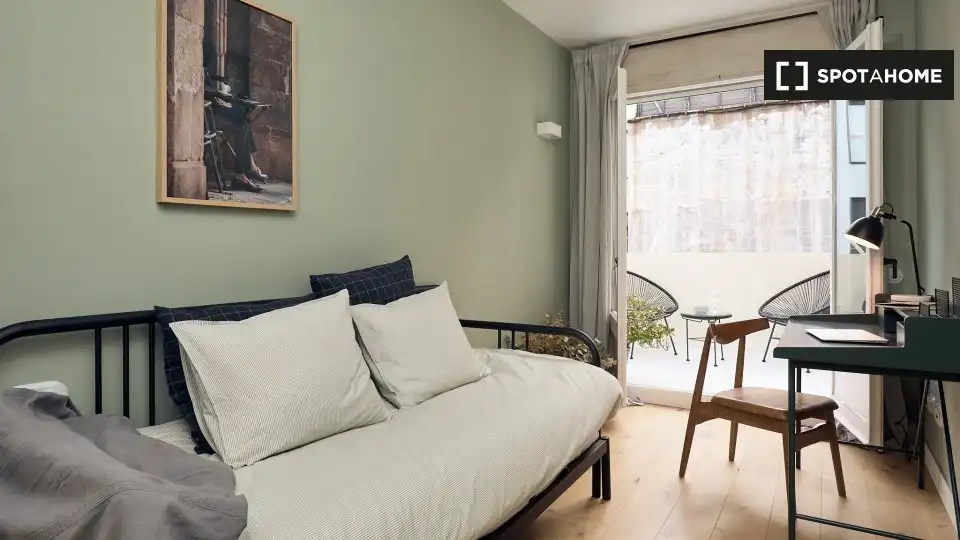 Dormitori de Apartament per a compartir en Sarrià - Sant Gervasi