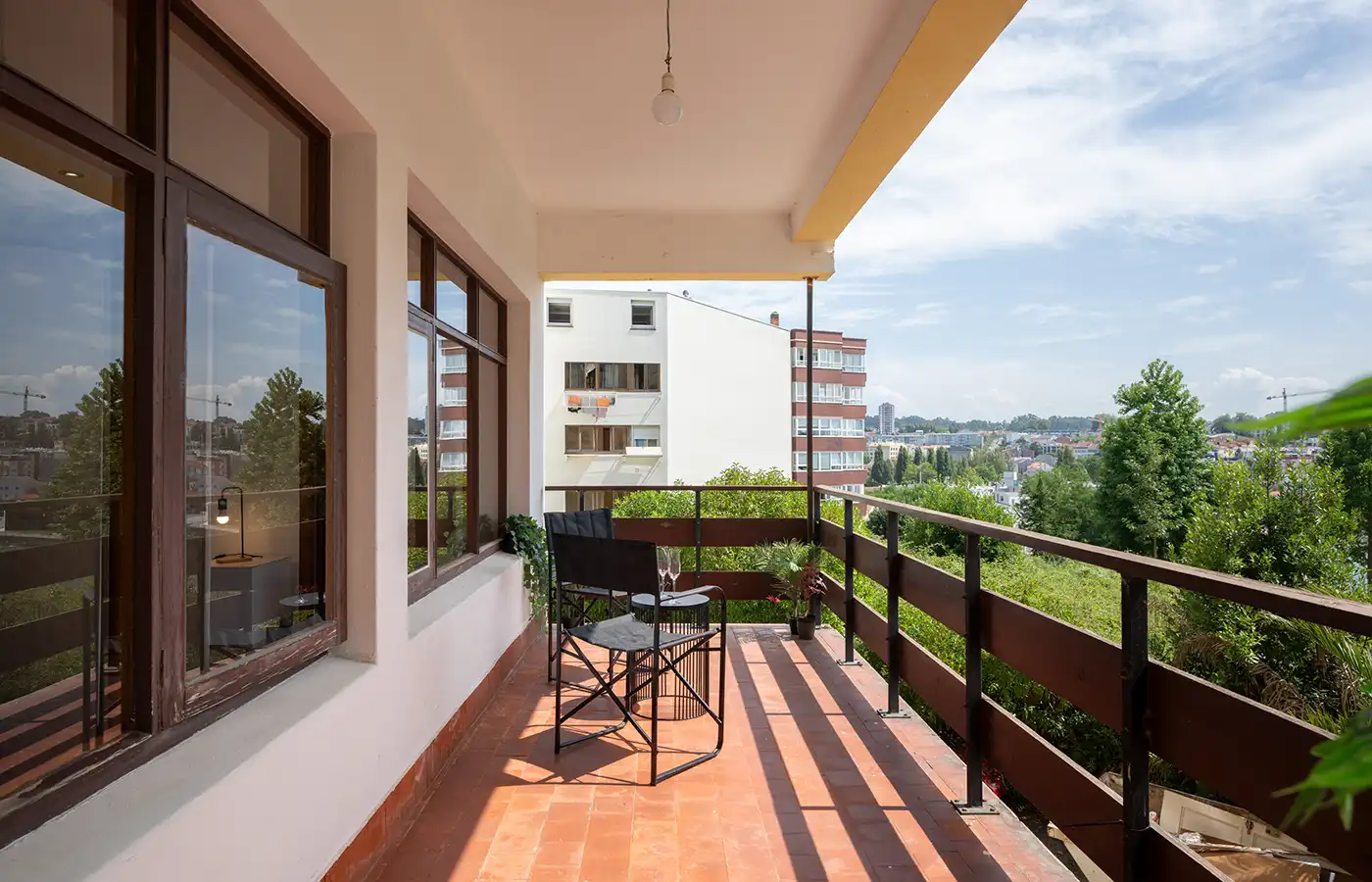 Terrasse von Wohnung zum Verkauf in Oleiros mit Terrasse, Abstellraum und Mikrowelle