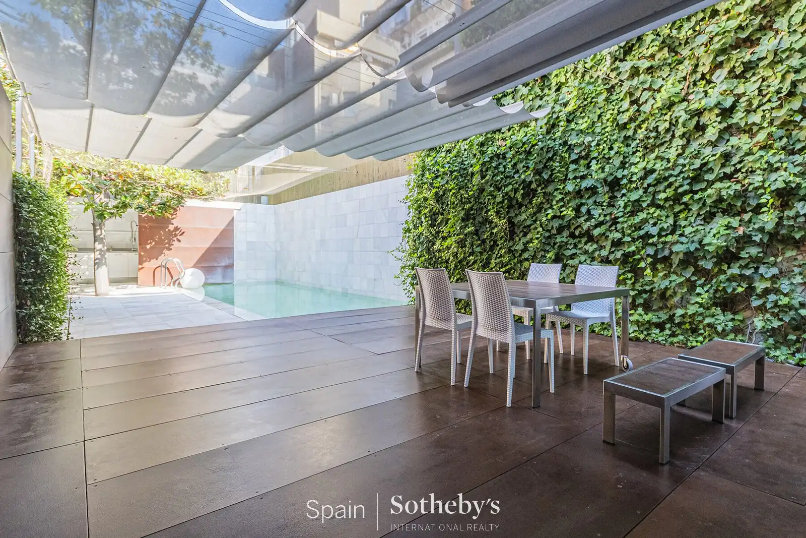 Terrassa de Casa o xalet en venda en Barcelona amb Aire condicionat, Jardí privat i Terrassa