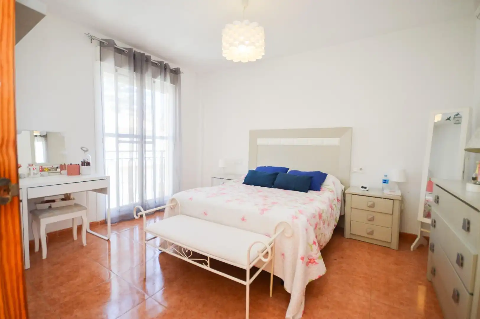 Schlafzimmer von Haus oder Chalet zum Verkauf in Huércal de Almería mit Klimaanlage, Heizung und Terrasse