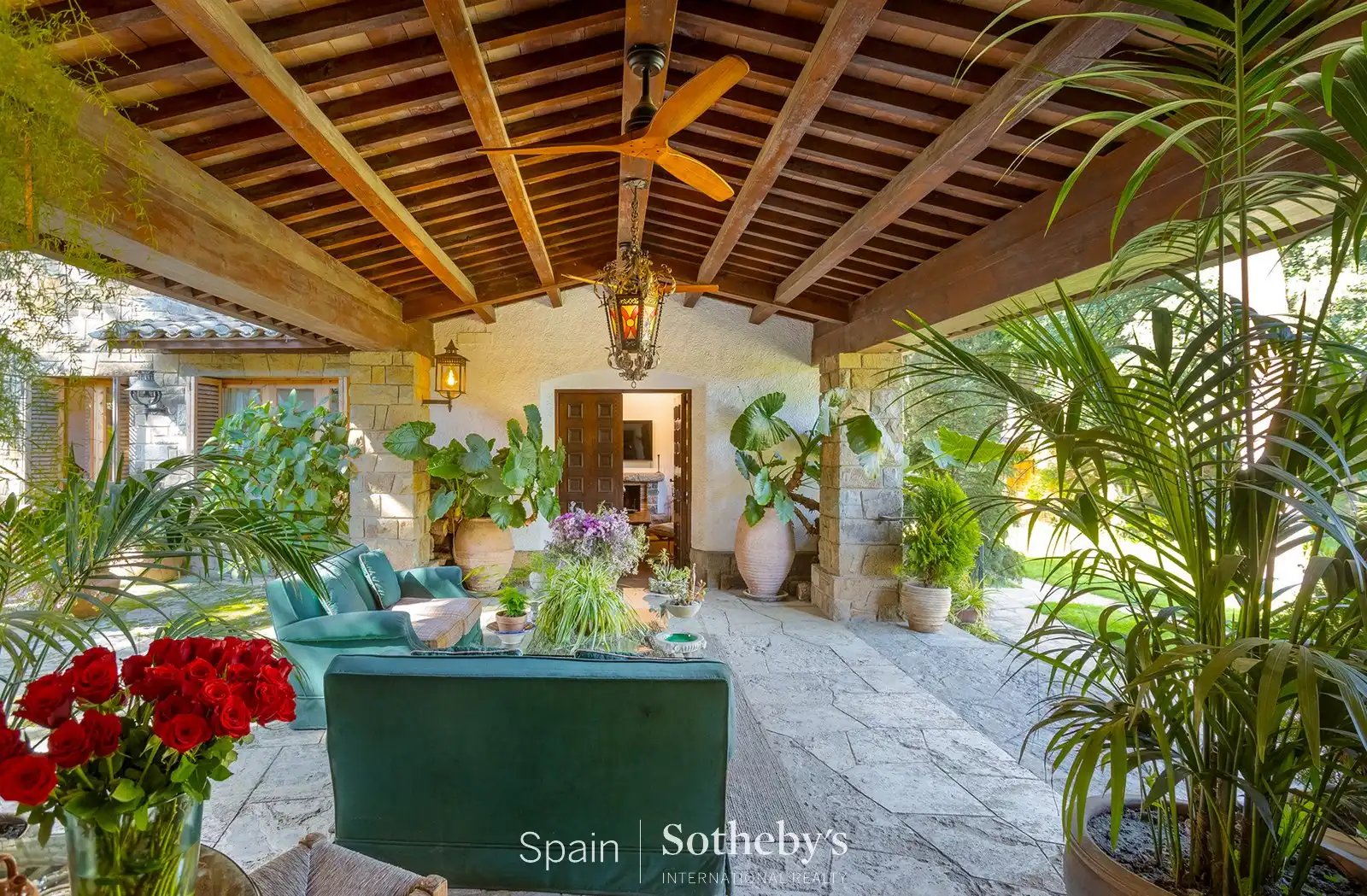 Terrace of Country homes for sale in Premià de Dalt  with Air Conditioner, Heating and Private garden