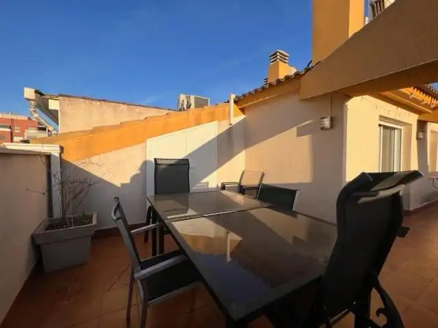 Terrasse von Dachboden zur Miete in Murcia mit Klimaanlage, Heizung und Terrasse