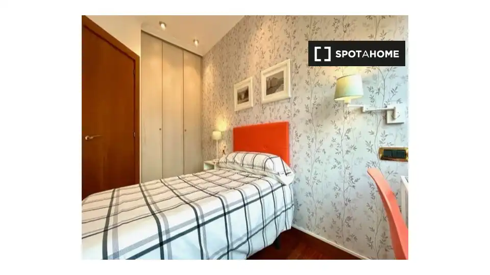 Habitación de Piso para compartir en Bilbao  con Aire acondicionado, Calefacción y Amueblado