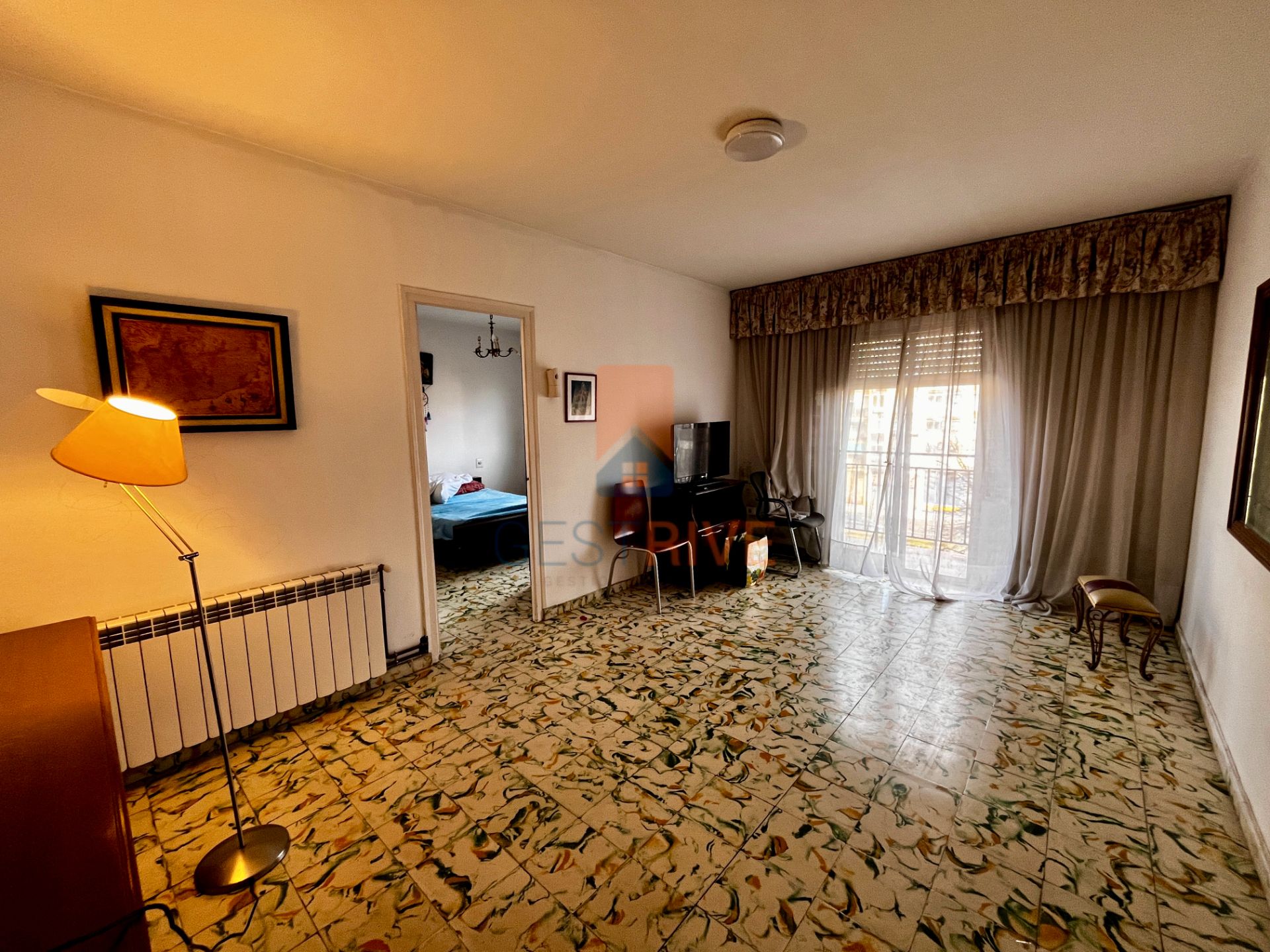 Living room of Flat for sale in  Lleida Capital  with Heating, Storage room and Furnished