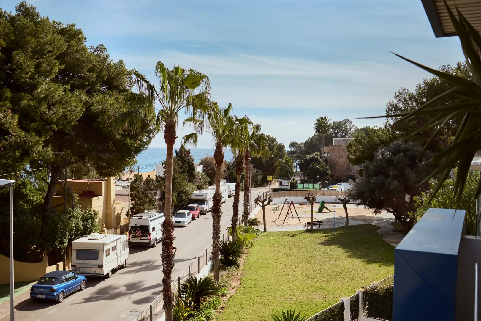 Vista exterior de Pis en venda en Santa Eulària des Riu amb Aire condicionat, Calefacció i Terrassa