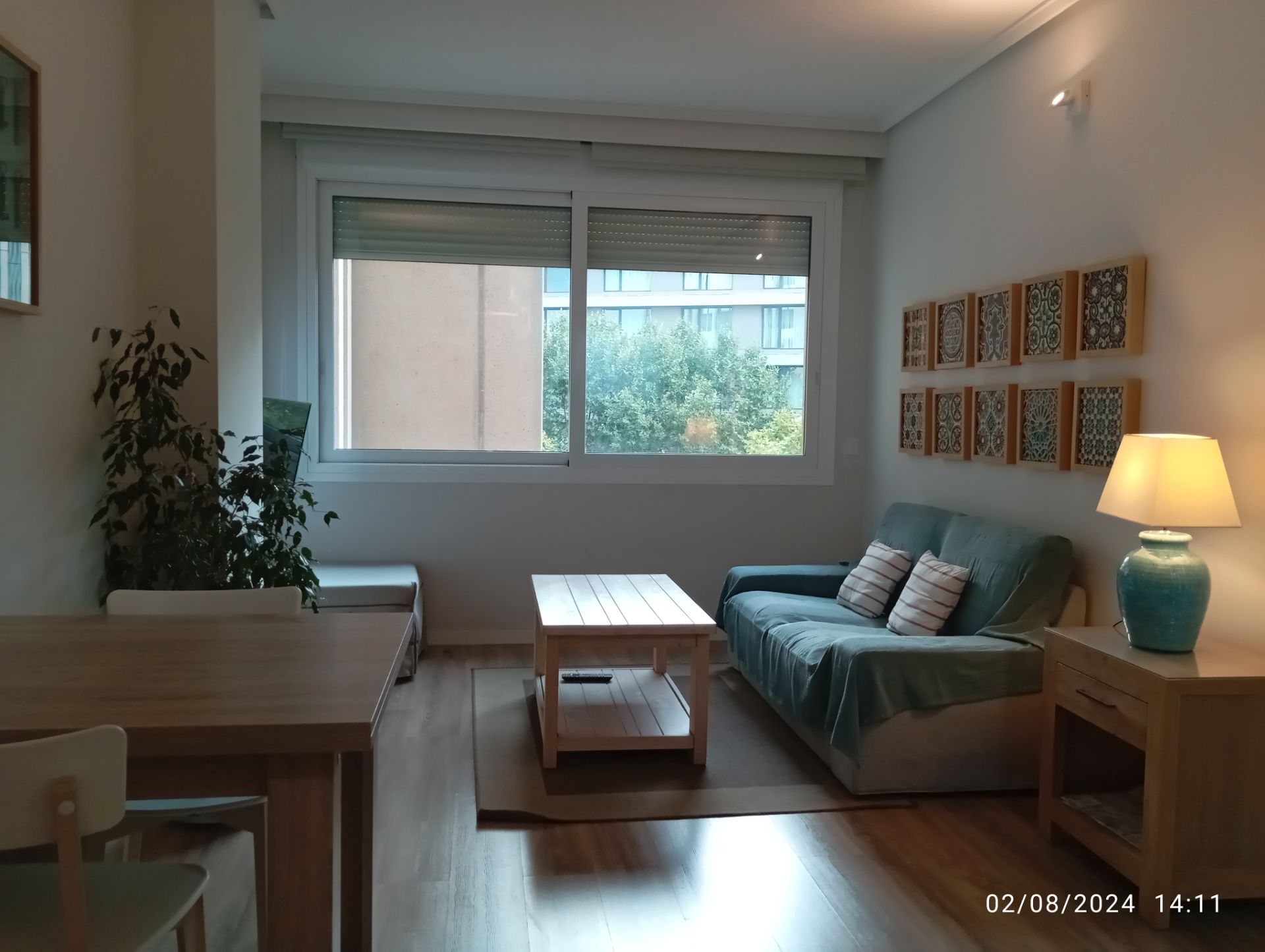 Living room of Flat to rent in  Madrid Capital  with Air Conditioner, Heating and Furnished