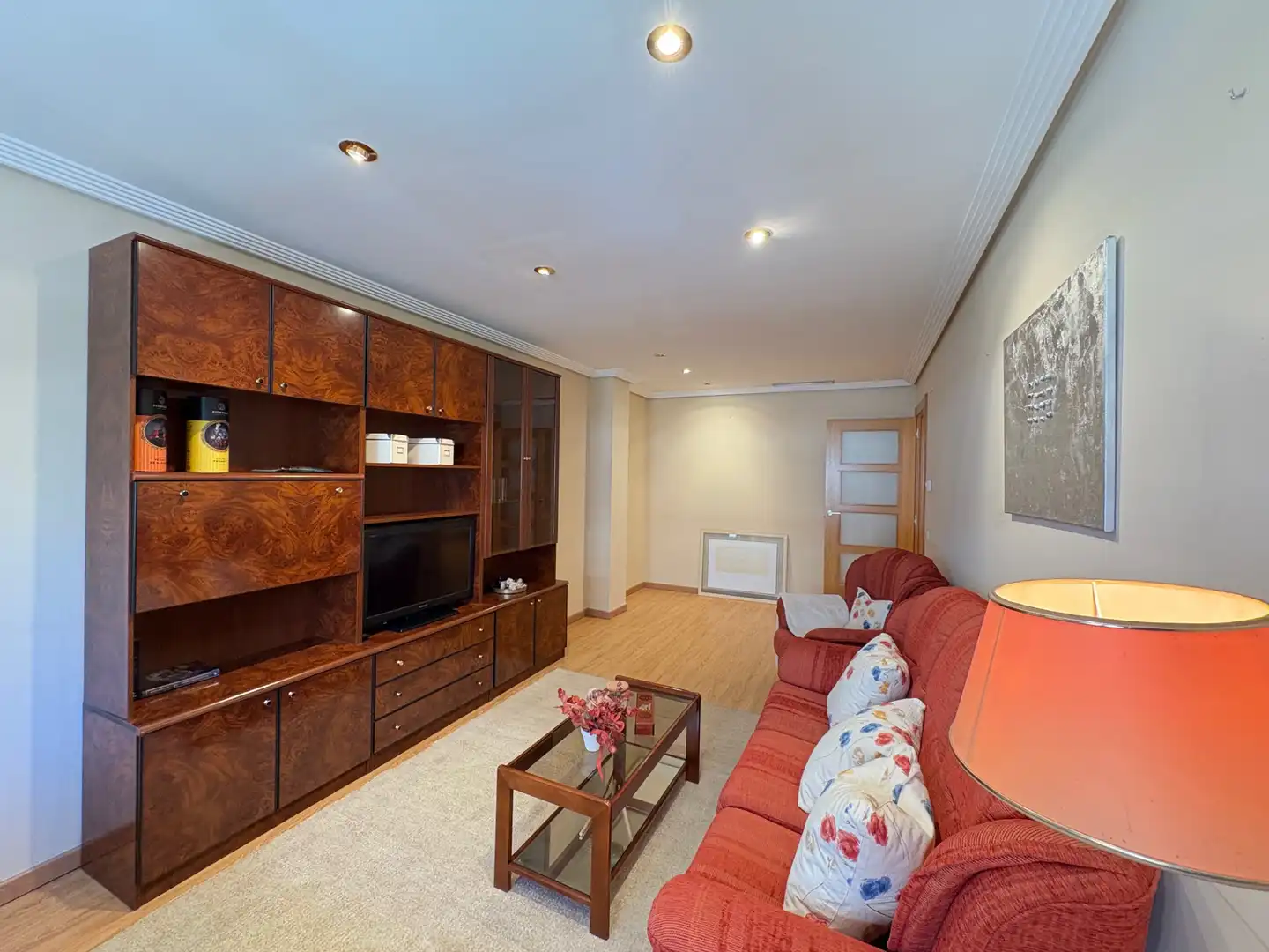 Sala de estar de Apartamento en venta en Arnedo con Calefacción, Parquet y Trastero
