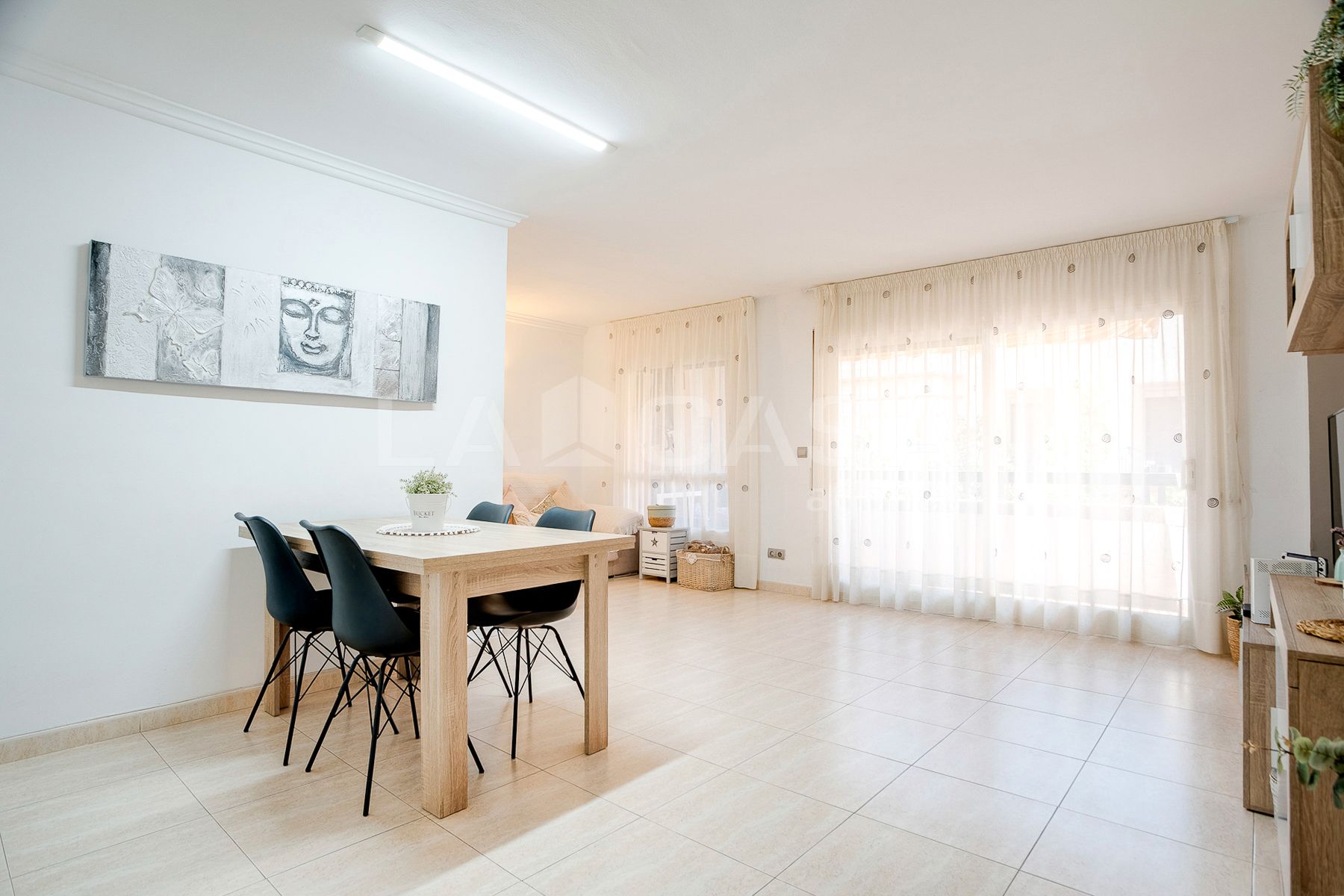 Living room of Flat for sale in Sant Adrià de Besòs  with Air Conditioner, Heating and Balcony