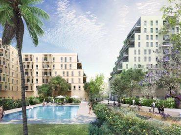 Piso de obra nueva con piscina en venta en Carrer de la Metal·lúrgia 34