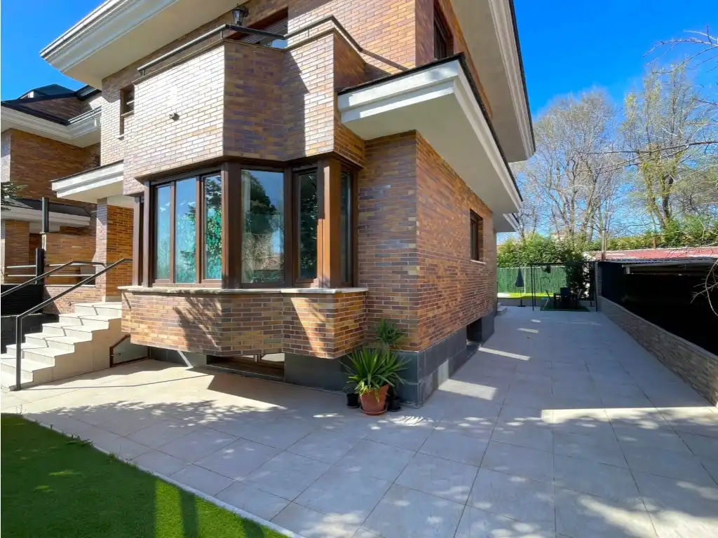 Exterior view of Detached homes for sale in Las Rozas de Madrid  with Private garden, Terrace and Storage room