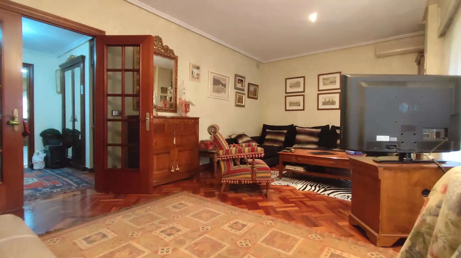 Wohnzimmer von Wohnung zum Verkauf in  Logroño mit Heizung, Terrasse und Balkon
