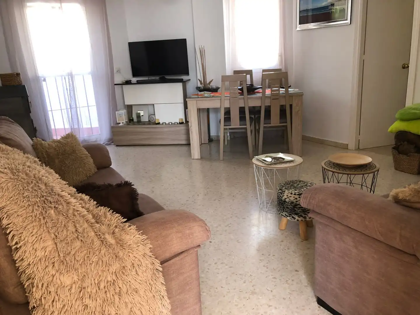 Sala de estar de Piso en venta en El Bosque con Aire acondicionado, Terraza y Balcón