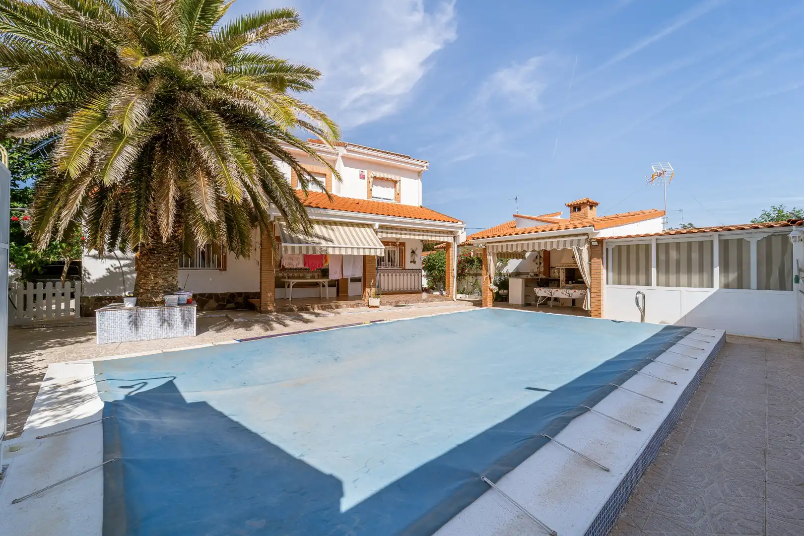 Piscina de Casa o chalet en venta en El Álamo con Aire acondicionado, Calefacción y Jardín privado