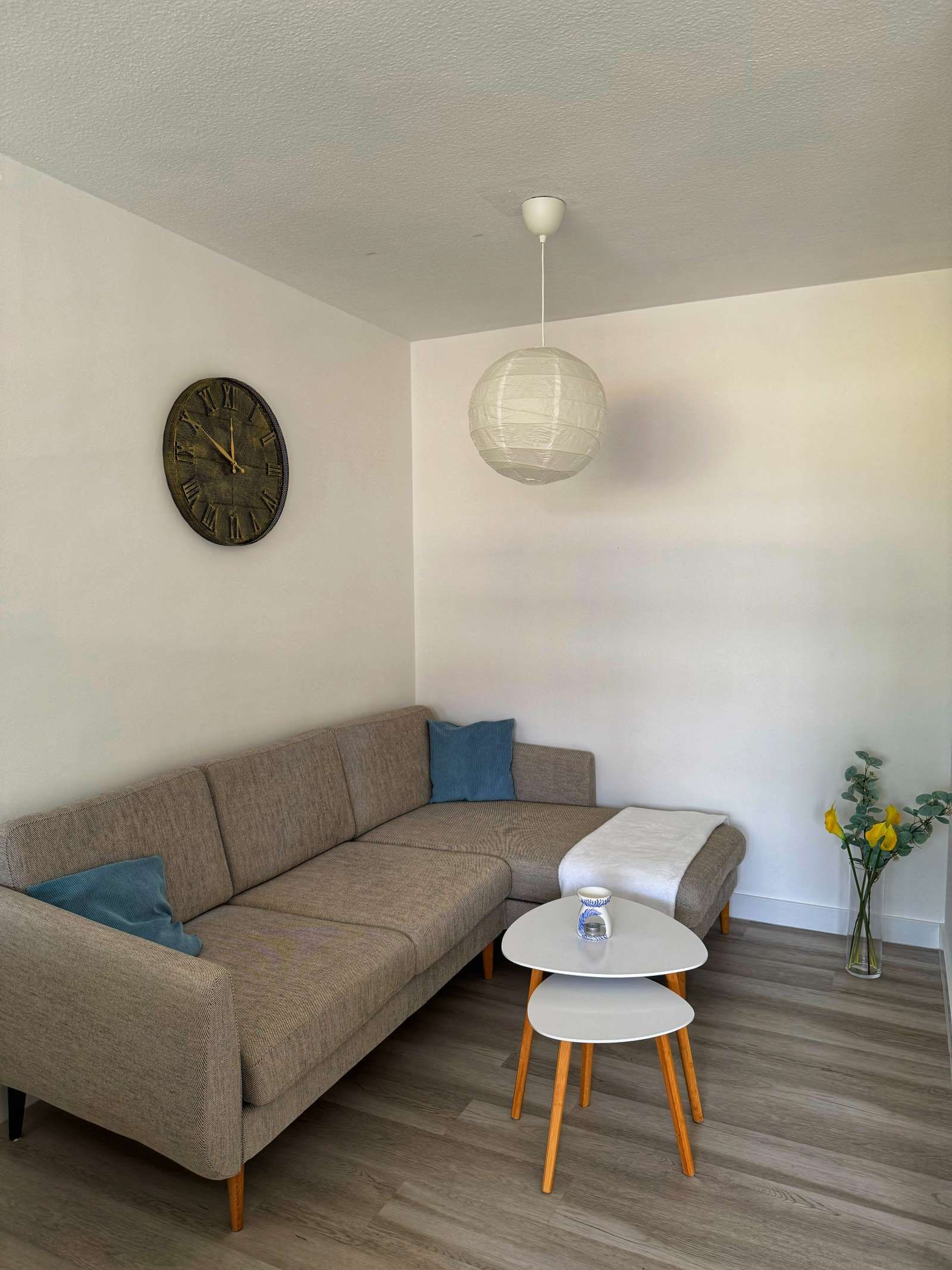 Wohnzimmer von Wohnung zur untervermieten in Puerto de la Cruz mit Klimaanlage, Terrasse und Möbliert