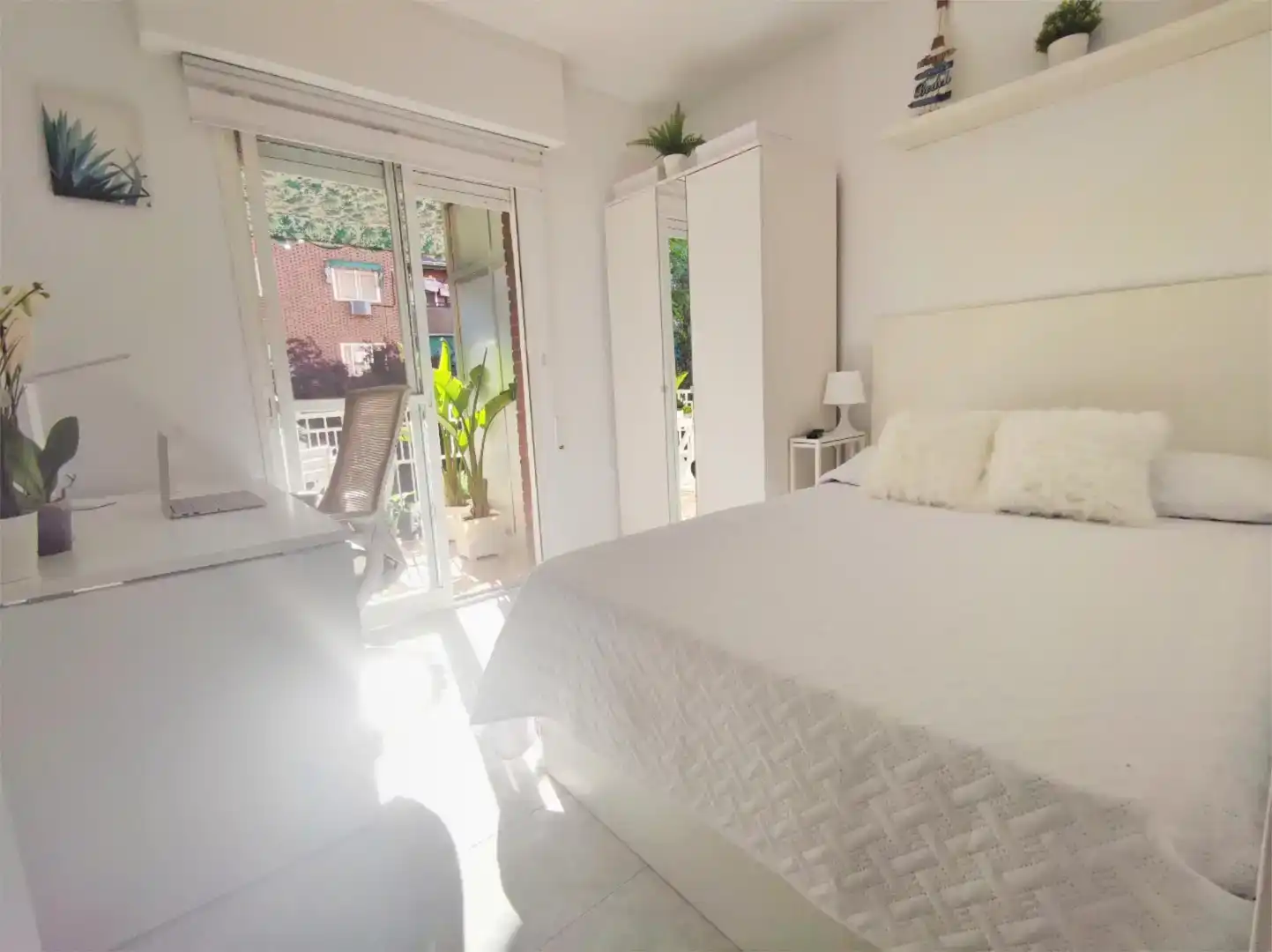 Bedroom of Flat for share in Getafe  with Furnished, Oven and Washing machine