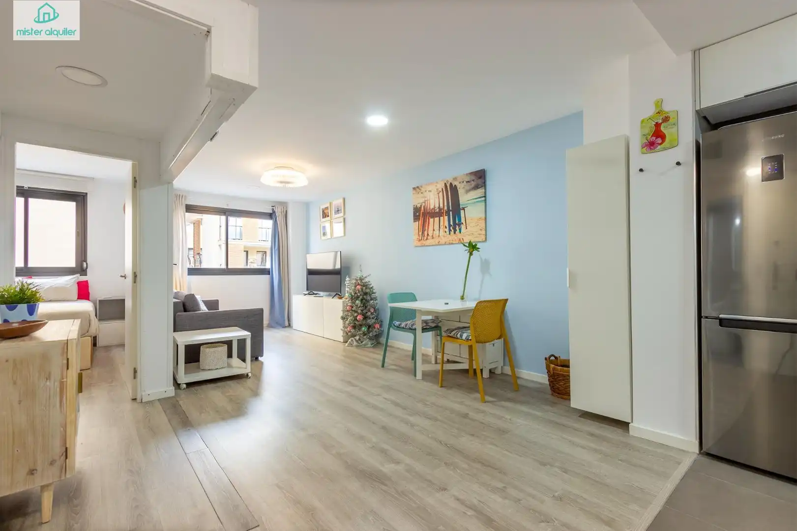 Living room of Apartments for rent in El Campello  with Air Conditioner, Private garden and Furnished
