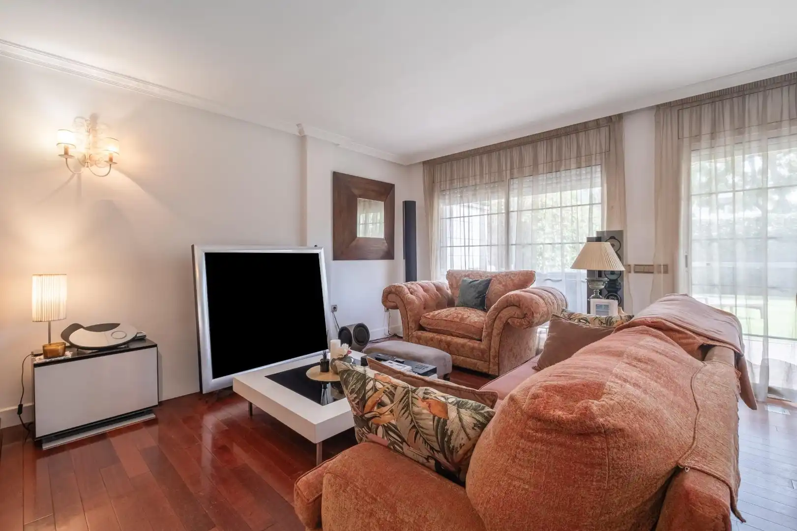 Sala de estar de Casa adosada en venta en Salou con Aire acondicionado, Jardín privado y Parquet