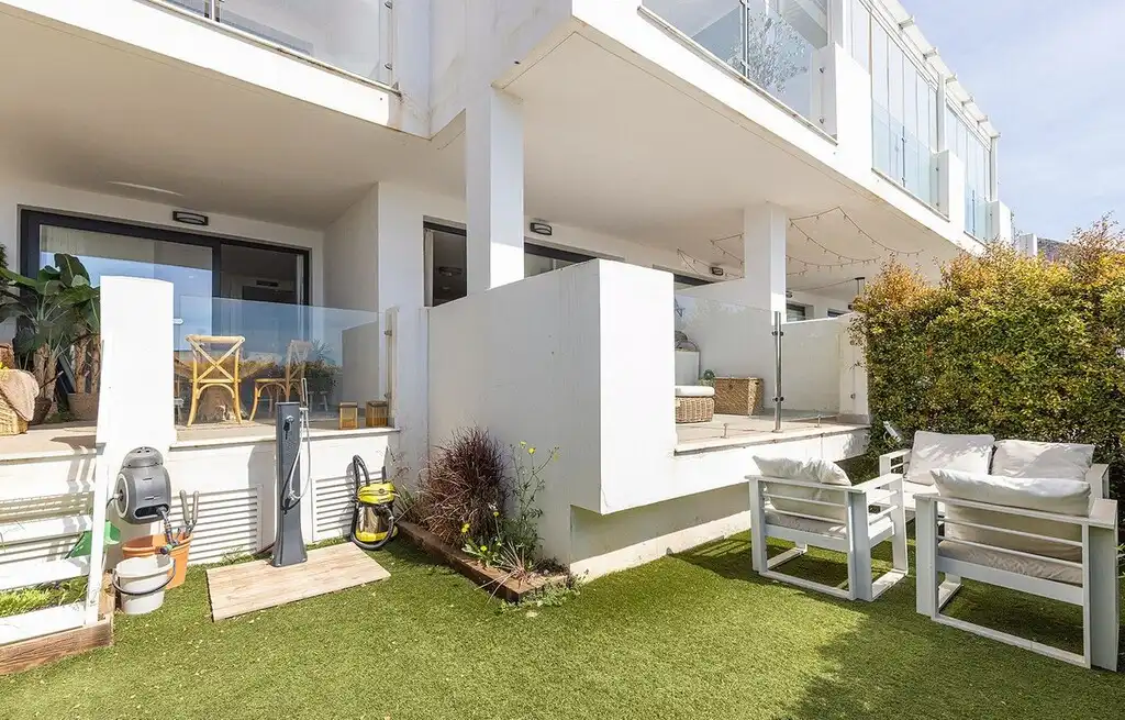 Terraza de Apartamento en venta en Benalmádena con Aire acondicionado, Calefacción y Jardín privado
