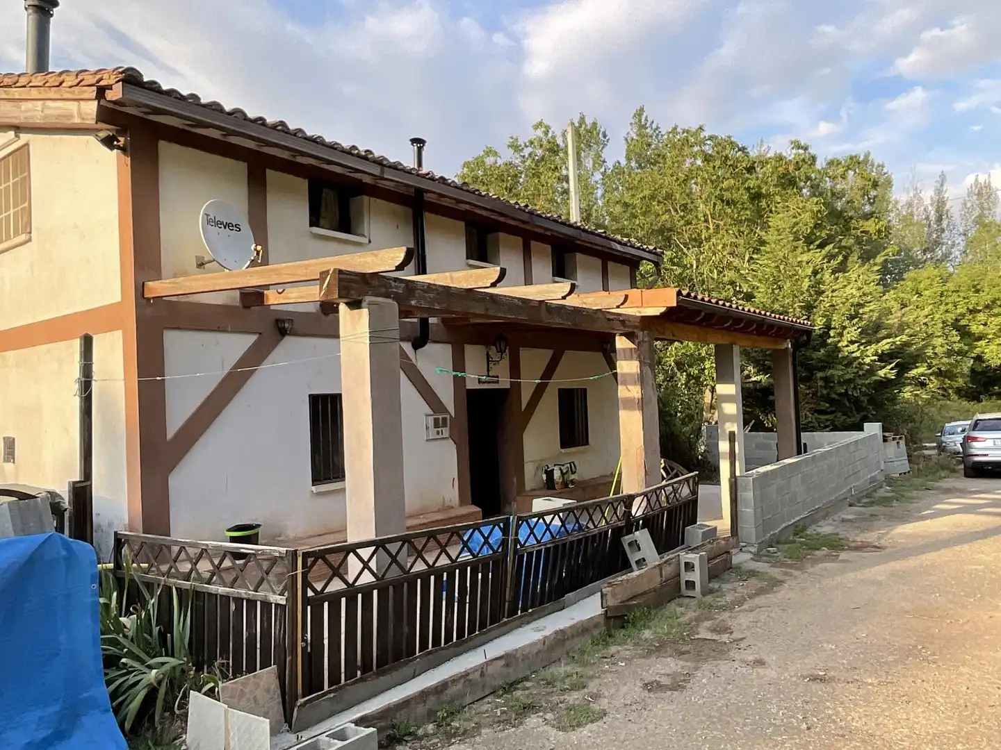 Exterior view of Country homes for sale in Bobadilla  with Parquet flooring, Terrace and Storage room