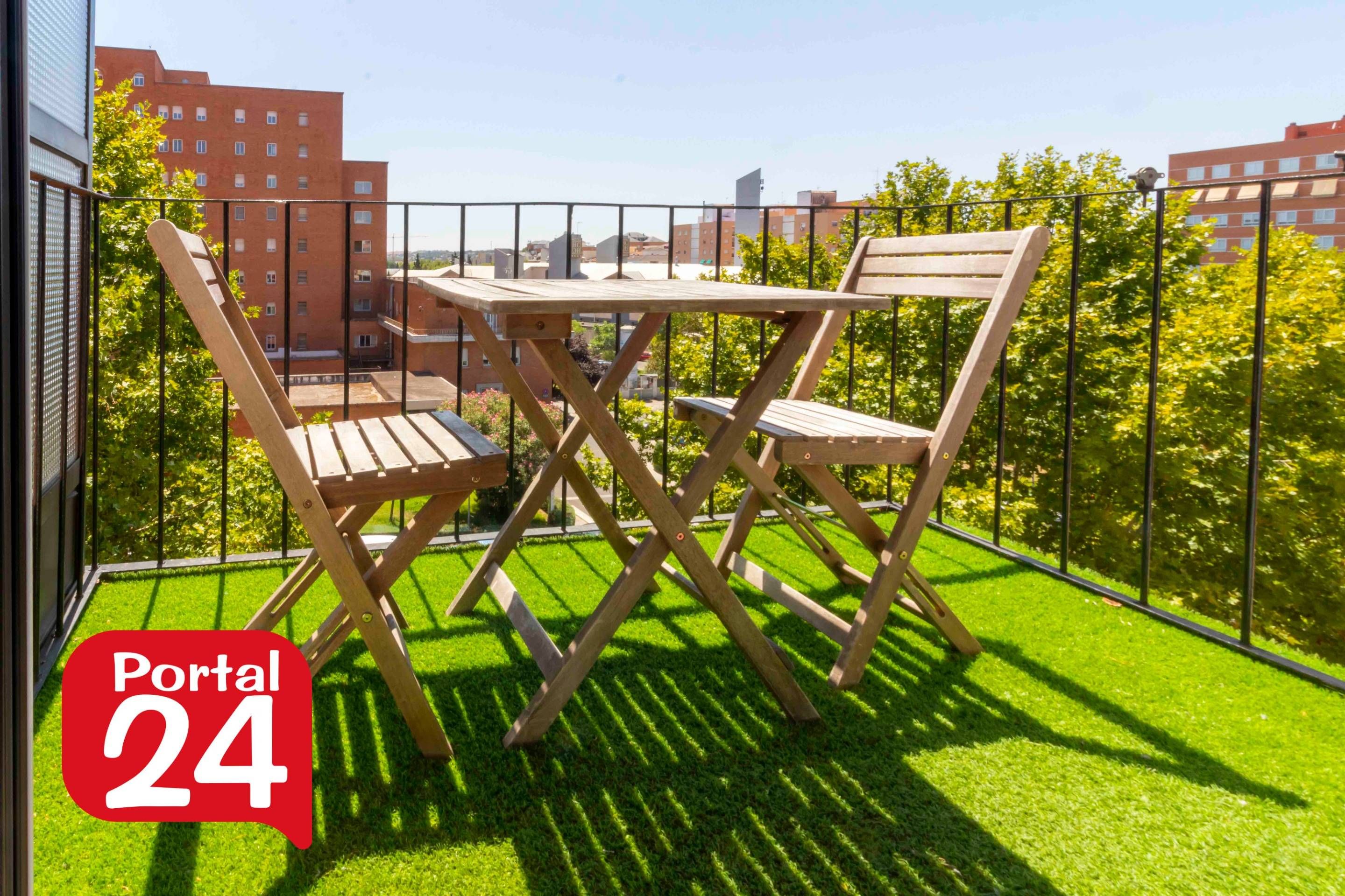 Balcony of Flat for sale in Badajoz Capital