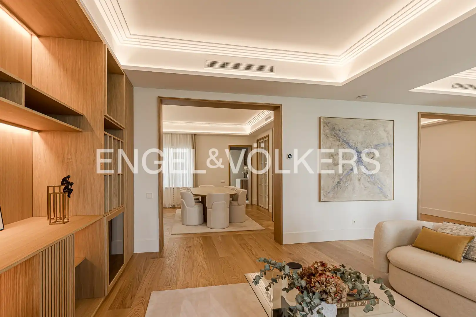 Wohnzimmer von Wohnung zum Verkauf in Madrid mit Klimaanlage, Heizung und Terrasse