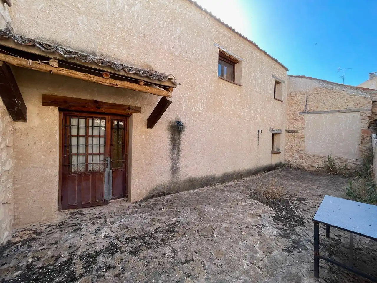 Vista exterior de Finca rústica en venda en Sepúlveda amb Calefacció, Jardí privat i Parquet