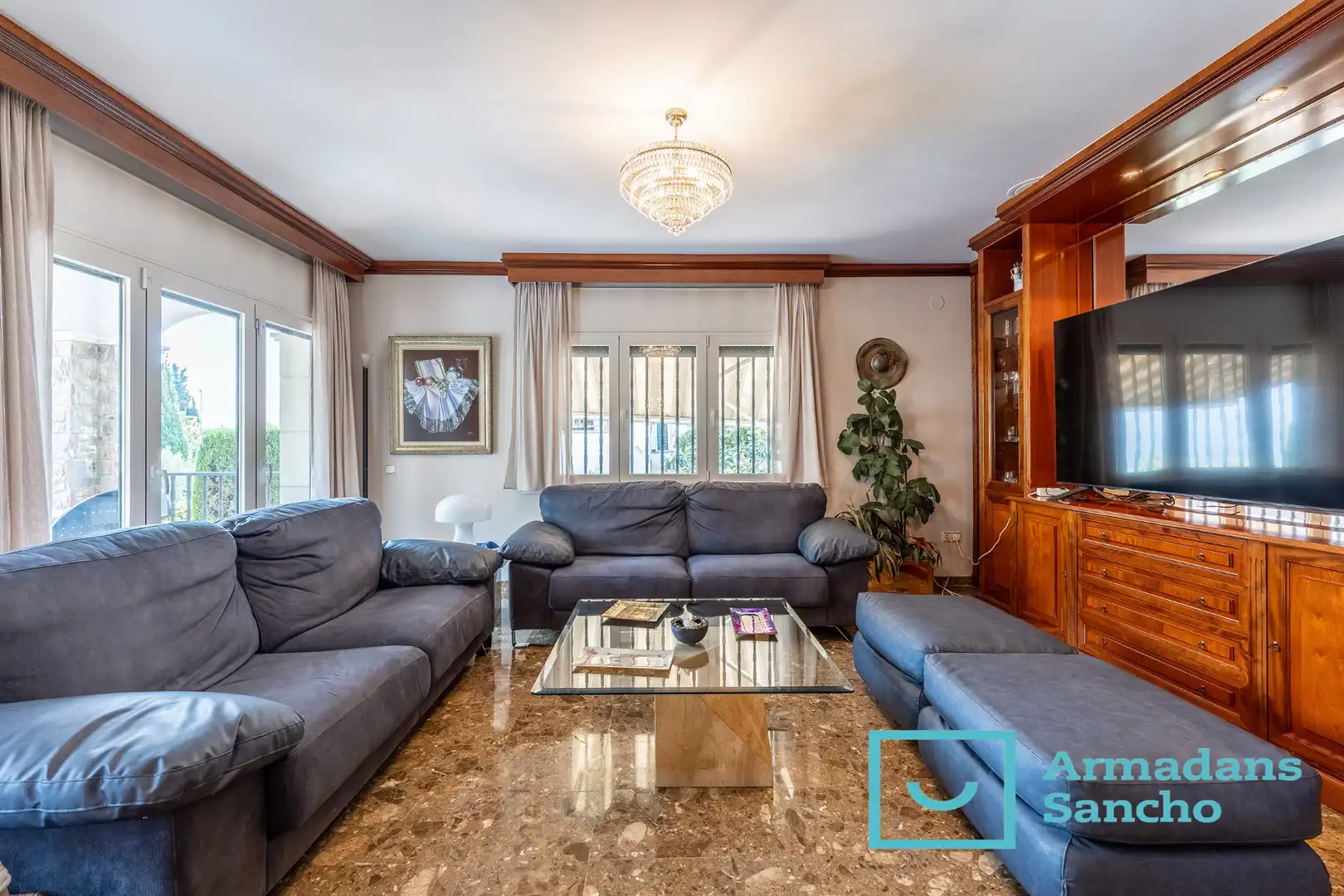 Sala de estar de Casa o chalet en venta en Cabrera de Mar con Calefacción, Jardín privado y Terraza