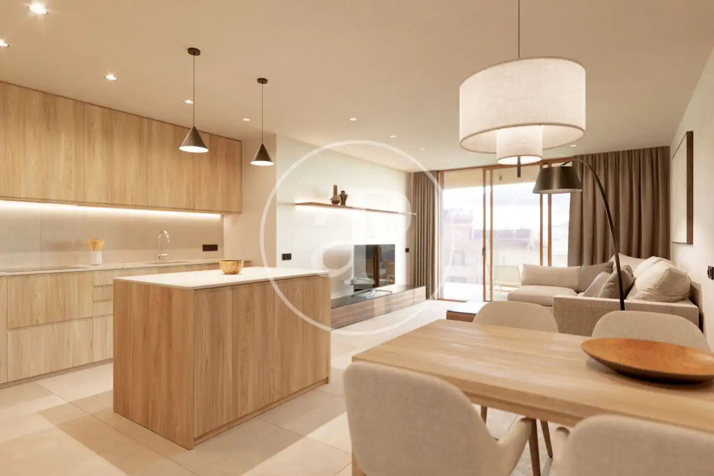 Sala de estar de Piso en venta en  Palma de Mallorca con Aire acondicionado, Calefacción y Jardín privado