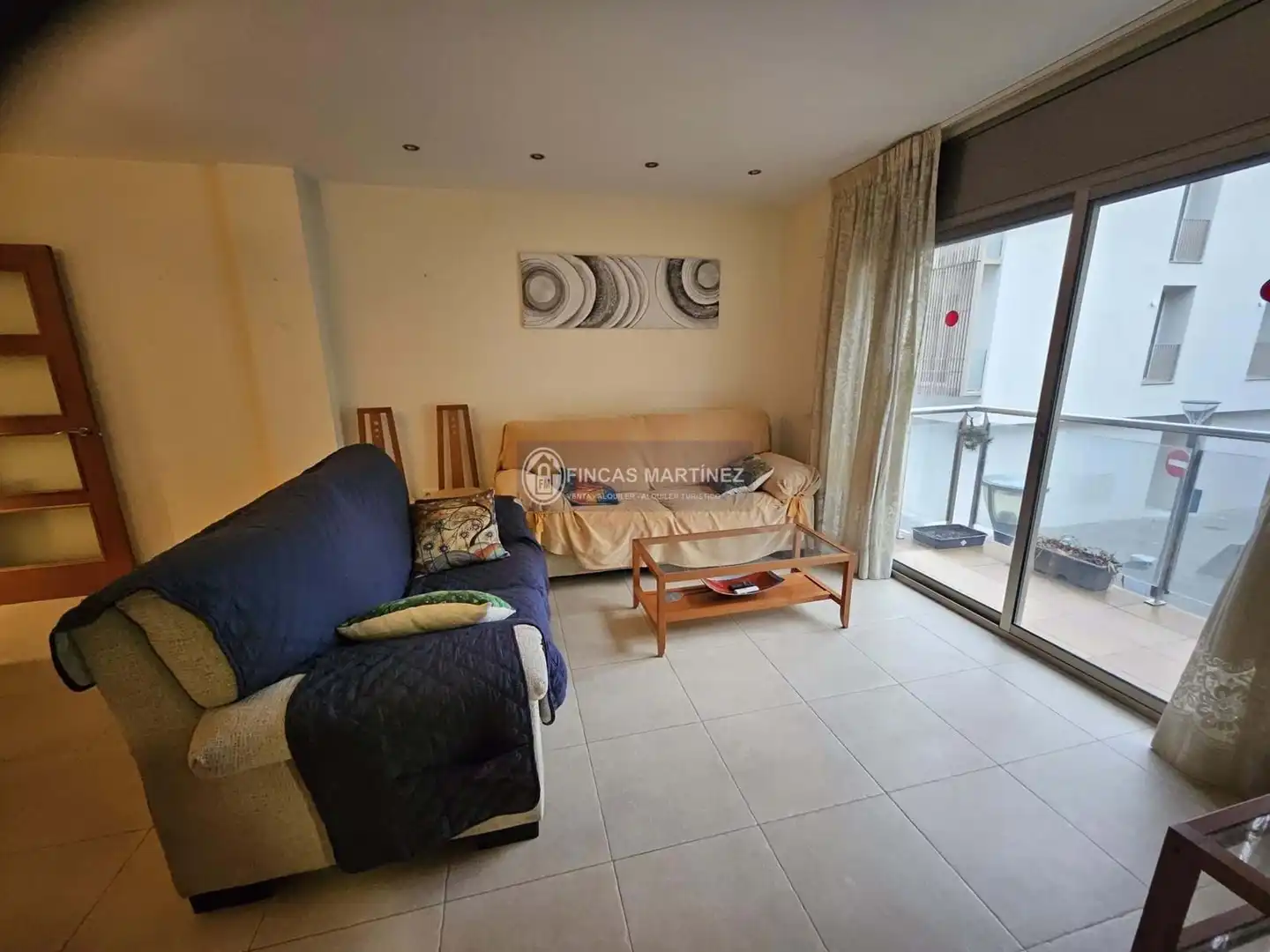 Wohnzimmer von Wohnung zur Miete in Cambrils mit Klimaanlage, Heizung und Terrasse